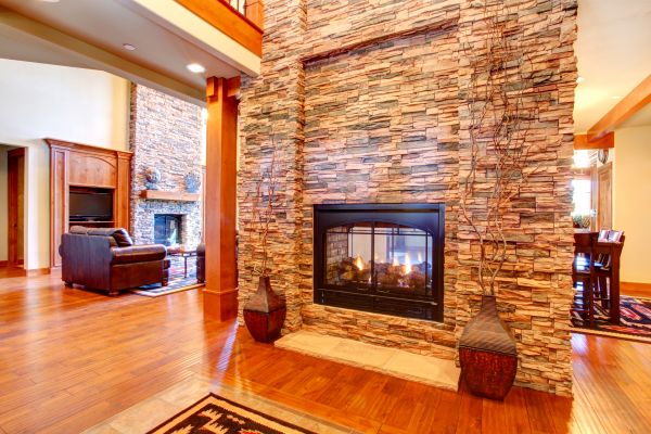 Stone Hearth Installation in Jacksonville